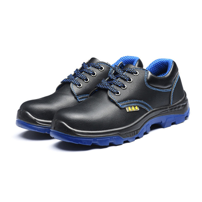 SJH06 a fait dans la sécurité fonctionnante de la Chine chausse le sandwich de haute qualité Mesh Safety Shoes à peau de vache