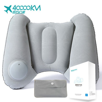 Un coussin plus lombo-sacré de voyage de soutien de grand de la valve SW9014 de voyage d'oreiller de voiture de chaise soutien lombaire gonflable de posture
